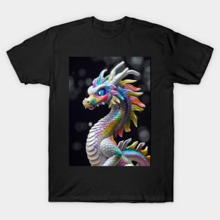 Realistic White Dragon T-Shirt